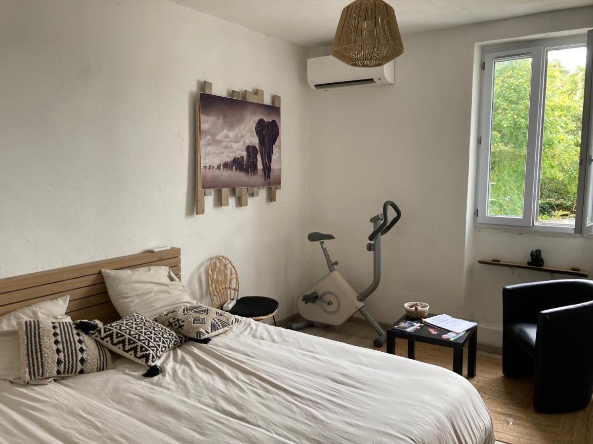 chambre privée dans maison drômoise - jacuzzi - viarhona - autoroute Châteauneuf-du-Rhône Extérieur photo